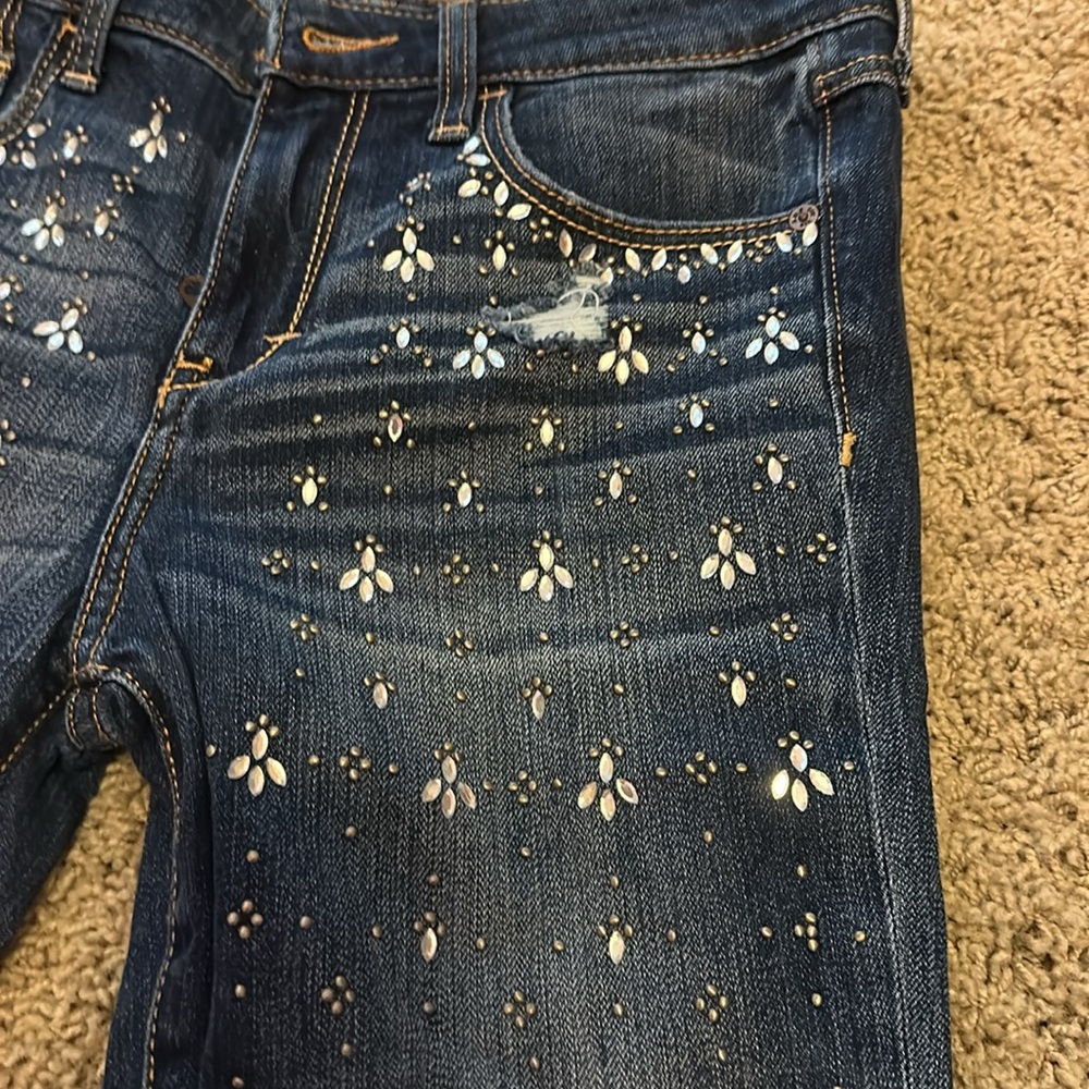 Abercrombie & Fitch sparkly jeans - Picture 2 of 7